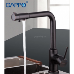 Смеситель 3 в 1 Gappo G4390-10 черный