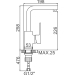 Смеситель LEDEME L4030-2 хром