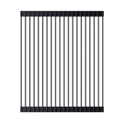 Ролл-мат для мойки OMOIKIRI  ROLL-01-IN нерж/черный силикон