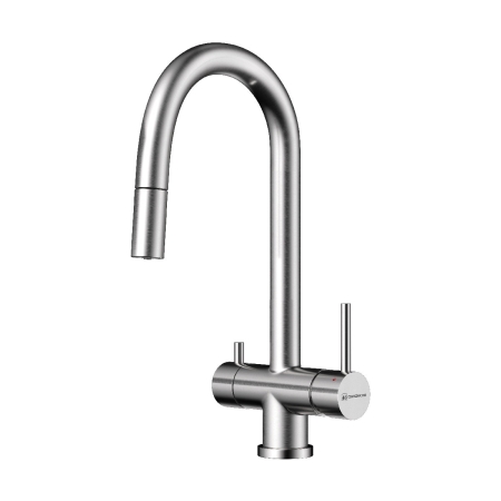 Смеситель комбинированный OMOIKIRI Akita-S-BN нержавеющая сталь