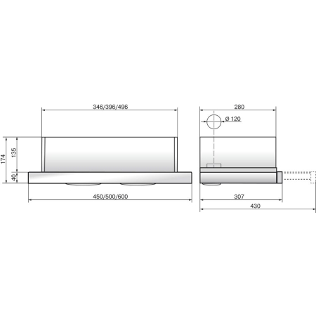 Встраиваемая вытяжка ELIKOR Интегра GLASS 60П-650-В2Л белый/бежевое стекло