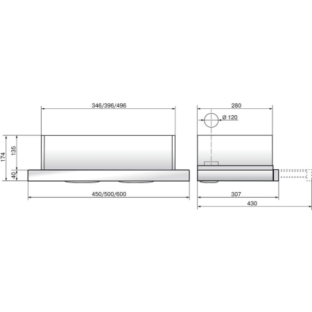 Встраиваемая вытяжка ELIKOR Интегра GLASS 60П-400-В2Л белый/белое стекло