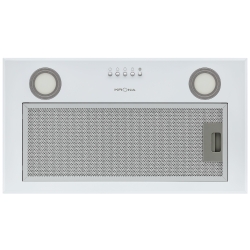 Полновстраиваемая вытяжка KRONA Ameli 600whitePB