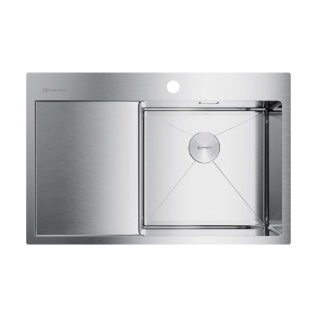 Врезная мойка OMOIKIRI Akisame 78-IN-R нержавеющая сталь
