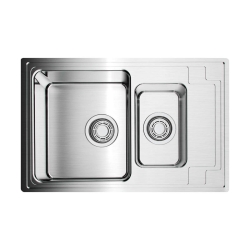 Врезная мойка OMOIKIRI Mizu 78-2-IN нержавеющая сталь