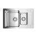 Врезная мойка OMOIKIRI Mizu 78-2-IN нержавеющая сталь