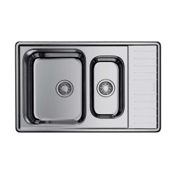 Врезная мойка OMOIKIRI Sagami 79-2-IN нержавеющая сталь