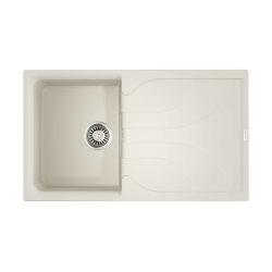 Врезная мойка OMOIKIRI Yasugata 86-WH Tetogranit/белый