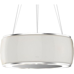 Островная вытяжка Falmec SOFFIO IS.58  White Satin Glass