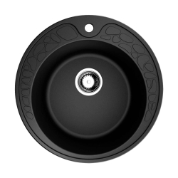 Врезная мойка OMOIKIRI Tovada 51-BL ARTGRANIT/черный