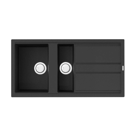 Врезная мойка OMOIKIRI Kitagawa 100-2-GB Artceramic/графит