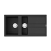 Врезная мойка OMOIKIRI Kitagawa 100-2-GB Artceramic/графит