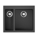 Врезная мойка OMOIKIRI Bosen 59-2-BL Tetogranit/черный
