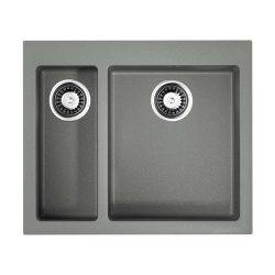 Врезная мойка OMOIKIRI Bosen 59-2-GR Tetogranit/leningrad grey
