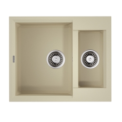 Врезная мойка OMOIKIRI Sakaime 60-2-BE Tetogranit/ваниль