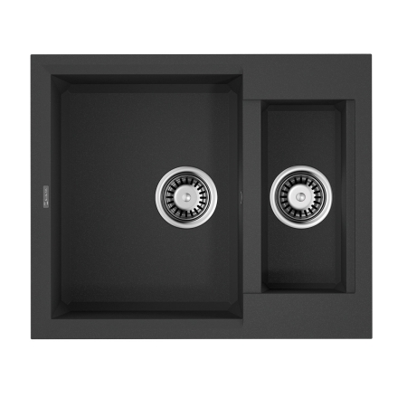 Врезная мойка OMOIKIRI Sakaime 60-2-BL Tetogranit/черный