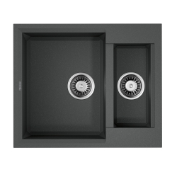 Врезная мойка OMOIKIRI Sakaime 60-2-PL Tetogranit/платина