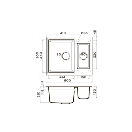 Врезная мойка OMOIKIRI Sakaime 60-2-PL Tetogranit/платина