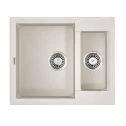 Врезная мойка OMOIKIRI Sakaime 60-2-WH Tetogranit/белый