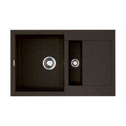 Врезная мойка OMOIKIRI Sakaime 78-2-DC Tetogranit/темный шоколад