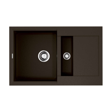 Врезная мойка OMOIKIRI Sakaime 78-2-DC Tetogranit/темный шоколад