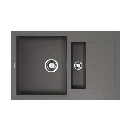 Врезная мойка OMOIKIRI Sakaime 78-2-PL Tetogranit/платина