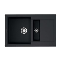 Врезная мойка OMOIKIRI Sakaime 78-2-BL Tetogranit/черный