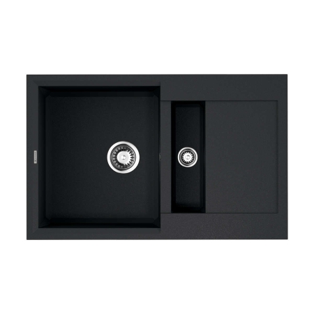 Врезная мойка OMOIKIRI Sakaime 78-2-BL Tetogranit/черный