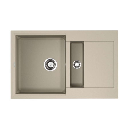 Врезная мойка OMOIKIRI Sakaime 78-2-SA Tetogranit/бежевый
