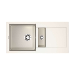 Врезная мойка OMOIKIRI Sakaime 86-2-WH Tetogranit/белый