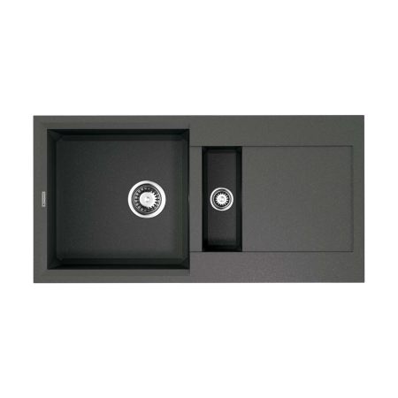 Врезная мойка OMOIKIRI Sakaime 86-2-PL Tetogranit/платина