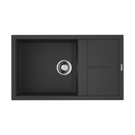 Врезная мойка OMOIKIRI Sumi 86-BL Tetogranit/черный