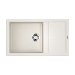 Врезная мойка OMOIKIRI Sumi 86-WH Tetogranit/белый