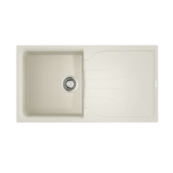 Врезная мойка OMOIKIRI Yasugata-100-WH Tetogranit/белый