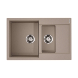 Врезная мойка OMOIKIRI Daisen 78-2-SA ARTGRANIT/бежевый