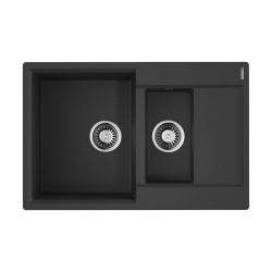 Врезная мойка OMOIKIRI Daisen 78-2-BL ARTGRANIT/черный