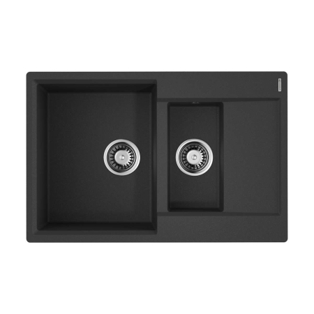 Врезная мойка OMOIKIRI Daisen 78-2-BL ARTGRANIT/черный