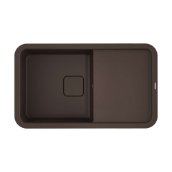 Врезная мойка OMOIKIRI Tasogare 86-DC ARTGRANIT/темный шоколад