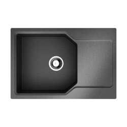 Врезная мойка OMOIKIRI Yonaka 78-LB-BL ARTGRANIT/черный