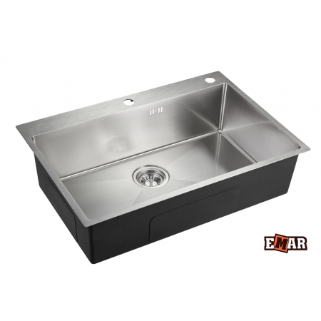 Врезная мойка EMAR EMB-125A PVD Nano Satine