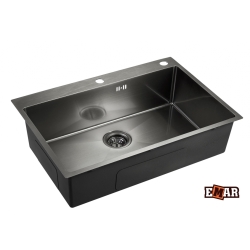 Врезная мойка EMAR EMB-125A PVD Nano Dark