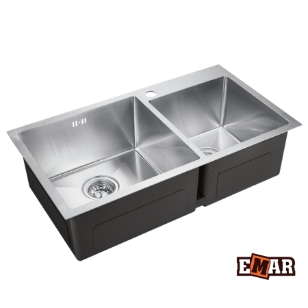 Врезная мойка EMAR EMB-210 PVD Nano Satine