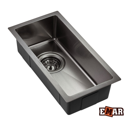 Мойка подстольный монтаж EMAR EMB-126A PVD Nano Dark