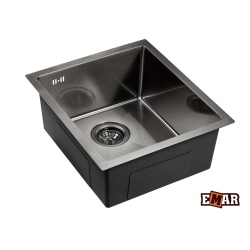 Мойка подстольный монтаж EMAR EMB-130 PVD Nano Dark