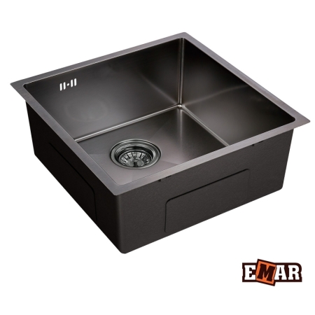 Мойка подстольный монтаж EMAR EMB-131 PVD Nano Dark