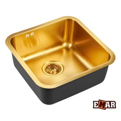 Мойка подстольный монтаж EMAR EMB-127A PVD Nano Golden