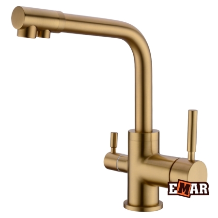 Смеситель 3 в 1 EMAR ECB - 3003N PVD Golden