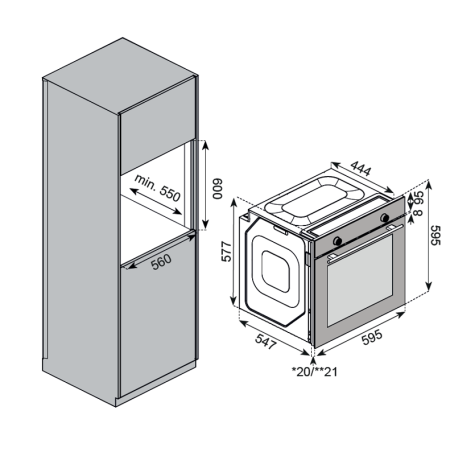 Электрический духовой шкаф KUPPERSBERG HF603BX