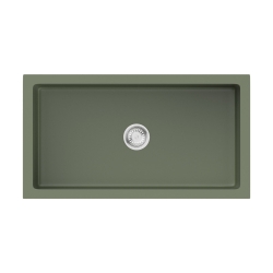 Мойка подстольный монтаж OMOIKIRI Mikura 76-OL Natceramic/olive