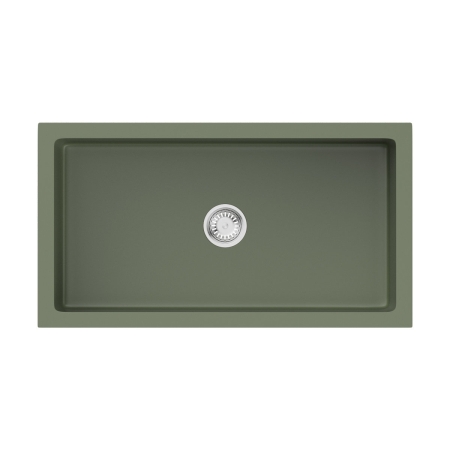 Мойка подстольный монтаж OMOIKIRI Mikura 76-OL Natceramic/olive